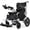 Silver, variant on MediNex Lightweight Foldable Electric Wheelchair for Seniors, All Terrain Motorized Power Wheelchair, 15+ Mile Range, 330 lbs Capacity, 500W Motors, Blue, Regular