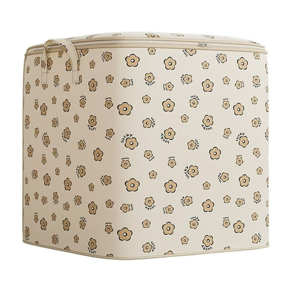 SLYNSHome Heavy Duty Storage Bag Oversized Moving Packing Bag with Reinforced Handles & Double Zipper, Space Saving Reusable Waterproof for Clothes Quilts Travel Dorm