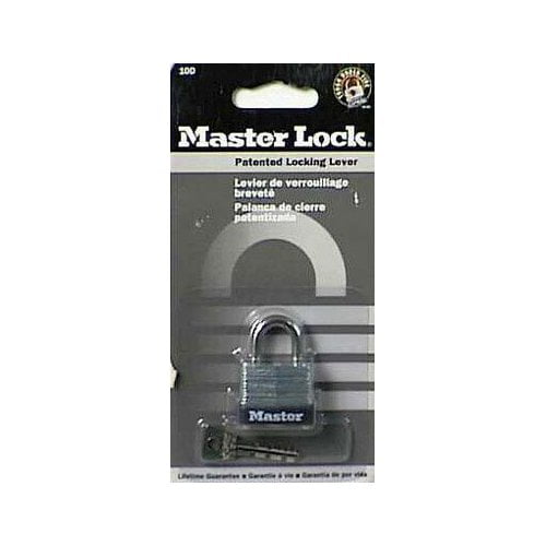 Master Lock 10D 1' Wide Laminated Steel Warded Padlock