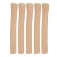 thumbnail image 1 of Finger Toe Tube Sleeve 5pcs Finger Toe Tube Toe Sleeve Separator Pedicure Corn PU Gel Elastic Cloth Toe Protector Tube, 1 of 8