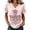 Light Pink, variant on JULMCOMO Breast Cancer Shirts for Women V Neck Pink Ribbon Breast Cancer Awareness Short Sleeve Loose Comfy Tops Casual Survivor Support Graphic Tees Vermilion XL
