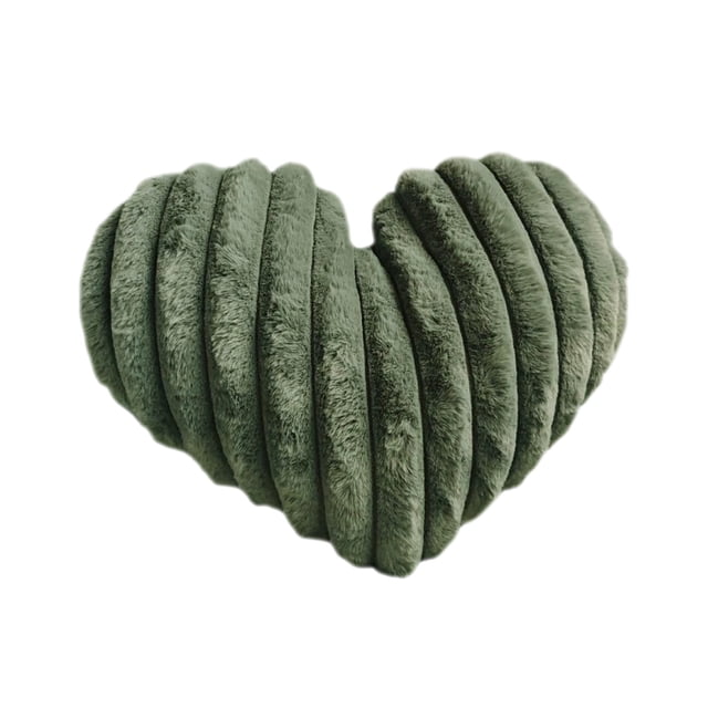 Almohada de felpa en forma de corazón estilo INS | Cojín romántico para sofá o cama | Peluche Decorativo Suave | Regalo de aniversario de boda | 1-Piece | Decoración moderna y acogedora