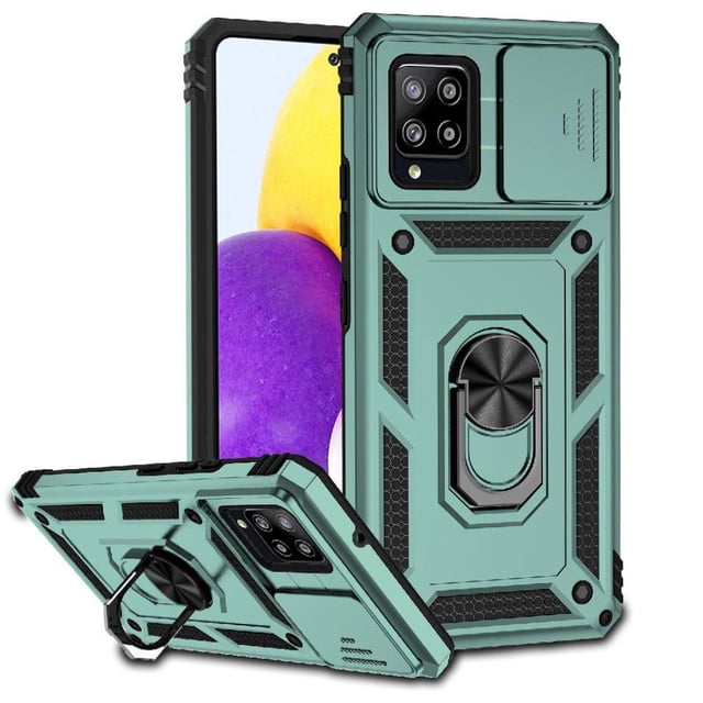 Estuche GANGXUN para Samsung Galaxy A42 5G, soporte giratorio 360°, estilo mecánico y magnético