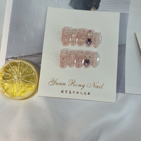 Heavy Industry Laser Bear Sweet Cool Wearable Nail Art