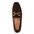 thumbnail image 2 of Time and Tru Women's Faux Leather Buckle Loafers, 2 of 5