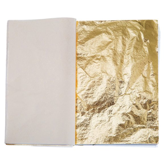 Vogacara Surtido de papeles dorados para pasteles y comida de boda, 100 piezas, para manualidades, papel de aluminio de cobre, Kit surtido, accesorios Juguetes de construcción Vogacara BFH000086-01