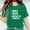 Green, variant on Herrnalise Valentines Day Shirts For Women Crewneck Valentine's Day Letter Print Slim Fitted Short Sleeve T-Shirt Stretchy Bodycon Basic Tee Tops Valentines Day Gifts For Her