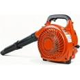 thumbnail image 2 of 28CC Gas Leaf Blower Handheld, 1.1HP 490CFM 180MPH, 2-Stroke Lightweight Blower for Yard Lawn Driveway & Snow, Orange, 2 of 9