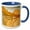 Blue/White, variant on 3drose, Usa, Oregon, Owyhee. Picture Jasper Stone - Us38 Bja0744 - Jaynes Gallery, 11oz Mug
