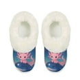 thumbnail image 2 of Psesaysky Cartoon Axolotl Whale Print Slippers for Women Indoor Non-Slip, Fuzzy Slipper with Thick Sole, Winter Warm House Shoes, Cozy Gifts for Women, Size 9-10, 2 of 7