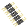 thumbnail image 3 of Uxcell 30Amp ANL Fuse DC 32 Volt for Automotive Car Audio Amplifier Inverter Replacement Metal Black 5pcs, 3 of 5