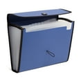 thumbnail image 3 of U BRANDS Performance Poly 13 Pocket Expandable File Folder, Blue, 4565U, 3 of 7