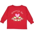 thumbnail image 3 of Inktastic Grammy's Girl- Heart Flowers Girls Long Sleeve Toddler T-Shirt, 3 of 5