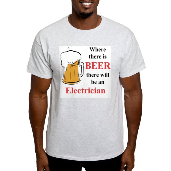 CafePress - Electrician Light T Shirt - Men's Classic Graphic T-Shirt