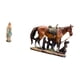 thumbnail image 5 of Escultura decorativa de resina de María a caballo, ideal para escritorio, hogar o como adorno para amantes de los animales y el arte de Jesú, 5 of 8