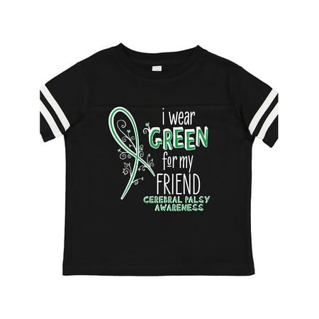

Inktastic I Wear Green for my Friend- Cerebral Palsy awareness Gift Toddler Boy or Toddler Girl T-Shirt