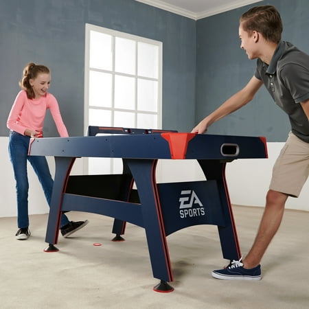 EA Sports 60 Inch Air Powered Hockey Table with Overhead Electronic Scorer