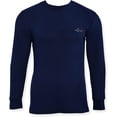 thumbnail image 2 of Greg Norman Mens Thermal Sleep Set - Super Soft Jersey Spandex/Polyester Blend Pajamas Navy, 2 of 3
