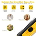 thumbnail image 4 of Herramienta de aseo para deshedding, peine para perros 3 en 1, peine para pulgas y gatos, peine para mascotas, capa inferior y peine para deshedding, cepillo de pelo autolimpiante para masco, 4 of 5