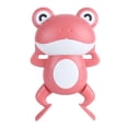 thumbnail image 1 of Juguetes de baño para bebés con mecanismo de relojería, lindas ranas flotantes, juguetes de bañera de cuerda para niños (rosa), 1 of 14