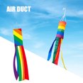 thumbnail image 1 of VALINK Arc-en-Ciel Windsock Drapeau Extérieur Cour Sérigraphie Drapeau Durable et Intéressant Extérieur, 1 of 6