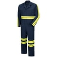 thumbnail image 2 of Red Kap Men's Enhanced Visibility Twill Action-Back Coverall with Chest Pockets, 2 of 4