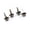 Brass, variant on BIMZUC 50Pcs Purse Handbag Cone Feet Nailhead Stud Spike Leather Craft Supplies (Black 10mm) [cite: 70] for Custom Arts and Fashion DIY Projects