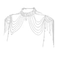 thumbnail image 2 of Collar de Cadena de Hombro Sunnimix de Cristal para Joyería Corporal, 2 of 8