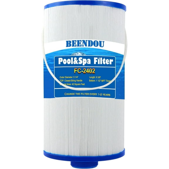 Feikeer 303279 Spa Filter Hot Tub Filter,Replacement for FC-2402, PFF42TC-P4, 78460, SD-01322, Lifesmart, AquaTerra, Freeflow Spas, 1 1/2" MPT Thread