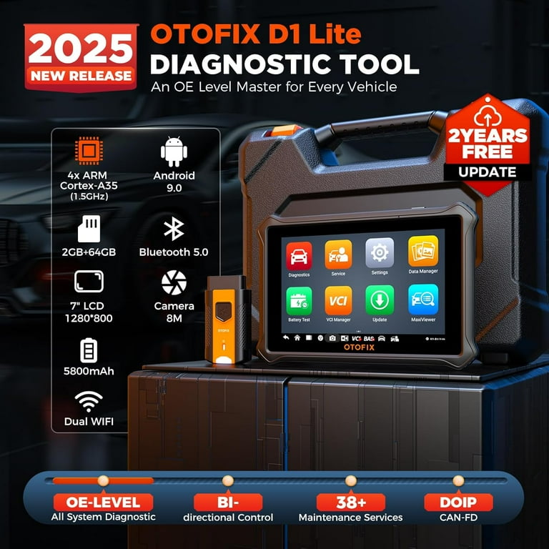 【美品】OTOFIX 車両診断ツール D1 Lite Amazon.com: OTOFIX D1 Lite Bidirectional Scan Tool with 2