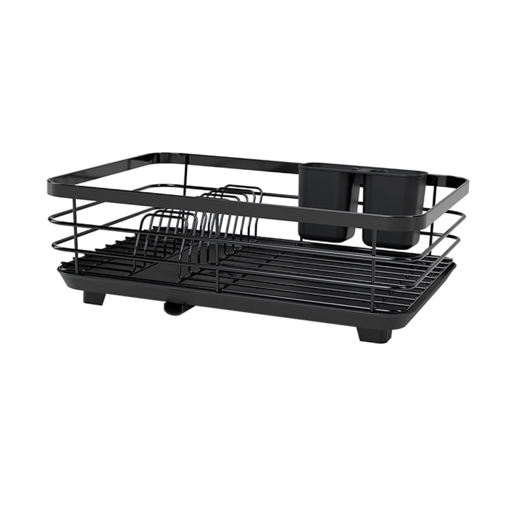 MLINS Draining Holder for Utensils Countertop Dish Drainer Household Kitchen Dish Drying Rack Bowl Holder