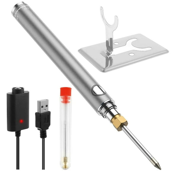 Clearance! Delayuji Cordless Soldering Kit Wireless Soldering Kit Adjustable Temperature Soldering Pen Portable Rapid Heating Soldering Tool Kit with Soldering Stand U One Size Multi-Color