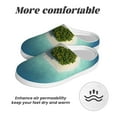 thumbnail image 6 of Goofa Paradise Island Print Womens Mens Cotton Lightweight House Slippers , Washable Home Slippers,Indoor Comfy Bedroom Cozy Slippers-46/47, 6 of 7