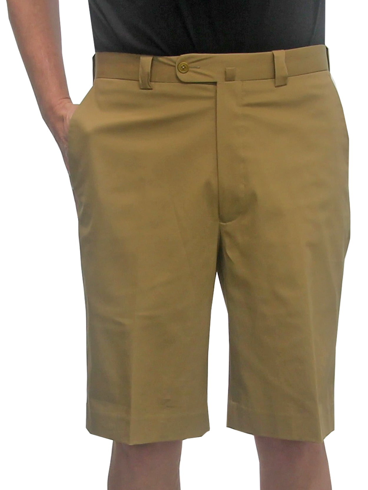 Antas Men's Monterey Solid Golf Shorts, 33" Khaki