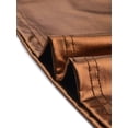 thumbnail image 6 of MODA NOVA Juniors Metallic Crew Neck Sleeveless Cam Tank Top Brown XL, 6 of 7