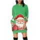 thumbnail image 2 of WILLBEST Sudadera Deportiva Para Mujer, Vestido de Navidad, Vestido de Noche Para Mujer, Sudadera Navideña de Moda Con Capucha y Bolsillo Tipo Bolso, Sudadera Estampada Con Capucha, Falda de Moda, 2 of 4