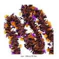 thumbnail image 3 of Darzheoy 6.6FT Halloween Garland for Indoor Outdoor Decor, Halloween Tinsel Garland with Orange Pumpkin Black Spider for Halloween Party Decoration Supply, 3 of 6