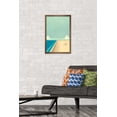 thumbnail image 2 of Art Deco - Beach Wall Poster, 14.725" x 22.375", Framed, 2 of 3
