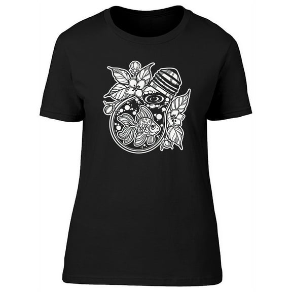 Light Bulb Goldfish T-Shirt Women -Image by Shutterstock, Female x-Large