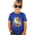 thumbnail image 2 of 3rd Birthday T-Rex Dinosaur Shirt for Boys & Girls - Cool Three Rex Dino Party Tee for Toddler Vintage Royal Shirt 4T, 2 of 8