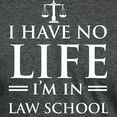 thumbnail image 3 of CafePress - No Life In Law School T Shirt - Mens Tri-blend T-Shirt, 3 of 4