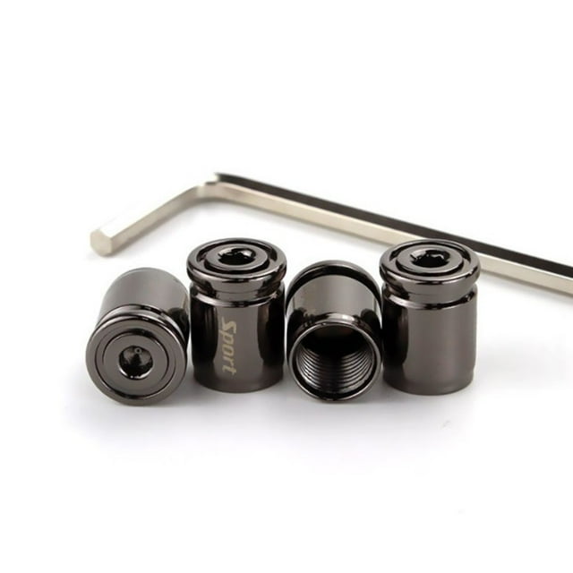 MYG Car Tire Valve Cap Anti-theft Air Valve Stem Cap for Autos Motorcycles Bikes