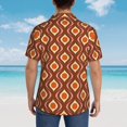thumbnail image 4 of Fotbe 70's Retro Camisa Hawaiana para Hombre Unisex – Camisa Casual de Verano con Botones de Manga Corta de Algodón y Lino,3X-Large, 4 of 7