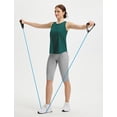 thumbnail image 6 of BALEAF Women's Workout Tops Racerback Sleeveless Running Athletic Tank Tops Quick Dry Shirts for Sports GYM Exercise Green L, 6 of 7