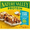 thumbnail image 3 of Nature Valley Protein Chewy Snack Bars, Coconut Almond, 5 Bars, 7.1 oz, 3 of 11