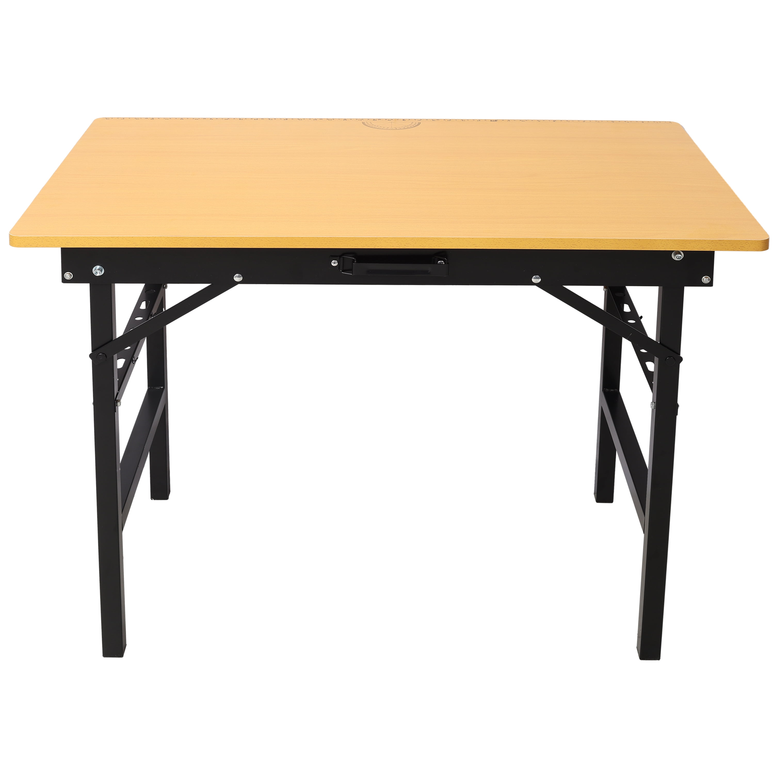 Portable Folding Work Table with Measuring Tape and Angle Finder,Portable Folding Workbench,Workshop Tool Bench,With Handle