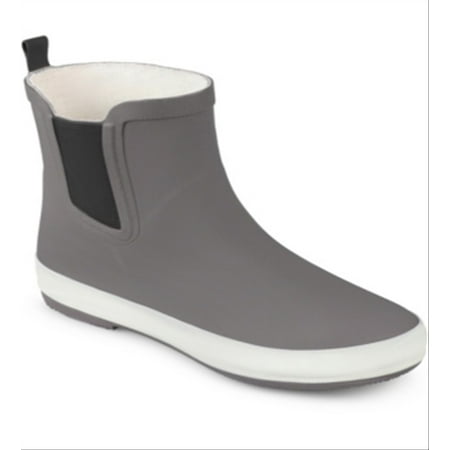 Journee Collection Women's Siffy Rainboot Gray Size 8.5 M