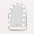 thumbnail image 4 of Impressions Vanity Curva Arch Tri Tone LED Makeup Mirror for Desk (White), 4 of 5