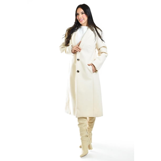 Abrigo largo Roman Fashion /Juvenil, 2055 (Hueso) beige G