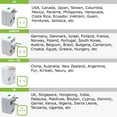 thumbnail image 5 of Cellet Worldwide Power Adapter Compatible with Nokia C110 - UL Certified All-In-One Universal Travel Wall Charger with Built-In Surge Protector and (USB-C and USB-A) Charging Ports, 5 of 8